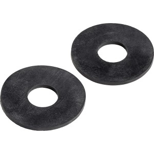 Lot de 2 manchons d'étanchéité noirs, Ø 58 mm, pour joints de tuyau de chasse.