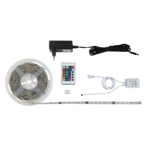 Striscia LED RGB Briloner 3m con trasformatore e telecomando.