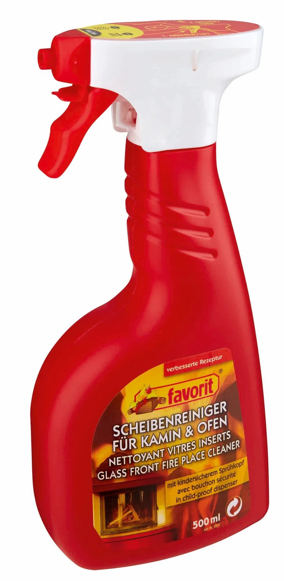 Spartherm Kaminofen Reiniger Spartherm Kaminscheibenreiniger - 500ml Spray Für Ofenglas Fire Cleaner