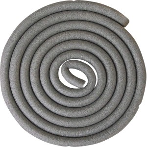 Profil de remplissage de joints RORO gris (Ø 15 mm) enroulé, pour joints de portes et fenêtres.