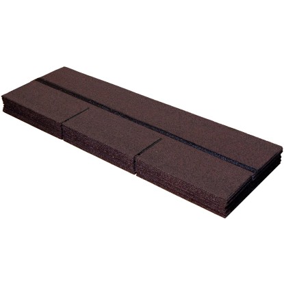 Bitumen-Rechteckschindel Braun