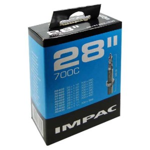 Impac Fahrradschlauch 28 Zoll mit SV Ventil (40mm) in Originalverpackung.