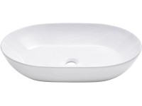 Schöner Wohnen Aufsatzwaschbecken Sati Keramik Weiss 60 x 42 cm Schöner Wohnen Aufsatzwaschbecken Sati Keramik Weiss 60 x 42 cm