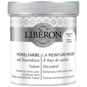 Libéron pittura per mobili a base di caseina Bianco Alabastro per legno grezzo e verniciato.