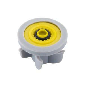 Neoperl PCW-02 limitatore di flusso, 2 pz, per doccia, grigio/giallo.