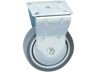 Doerner + Helmer Apparate-Bockrolle Stahl verzinkt Ø 7,5 cm / Bauhöhe 10,1 cm