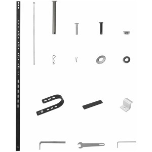 EcoFlow Kit ganci per balcone: Componenti per il montaggio di pannelli solari su ringhiere.
