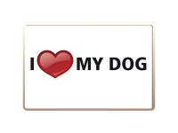 Puag Blechpostkarte I love my dog 14,8 x 10,5 cm