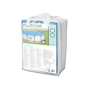 Bâche solaire Bestway PE emballée, ronde, Ø 417 cm, pour piscines.