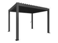 Biohort Pergola dunkelgrau-metallic 3,5 x 3 m
