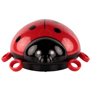 Ansmann luce notturna LED coccinella rossa, proietta cielo stellato, ideale come aiuto per dormire.