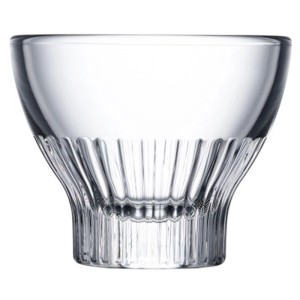 Set di bicchieri La Rochere Ouessant, 6 bicchieri robusti con design a coste per antipasti.
