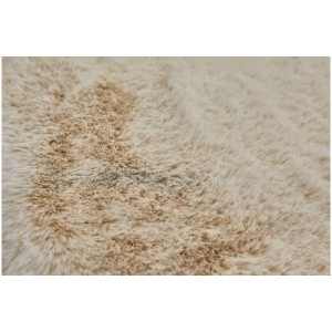 Coussin d'assise beige Coste en polyester, Ø 40 cm, surface douce.