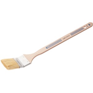 Pennello angolare LUX 60 mm con Gripzone, ideale per aree difficili da raggiungere.