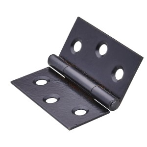 Cerniera Hettich, squadrata, 40x40x1 mm, acciaio, nero, 2 pezzi. Cerniera per mobili per aperture rettangolari.