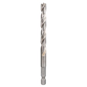 Punta per legno Bosch Pro Wood HSS, 8 mm, argento. Punta per legno con codolo esagonale.