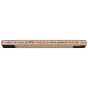 Sola mètre pliant en bois HC 2/10, mètre de contact en bois avec échelle pour des mesures précises.