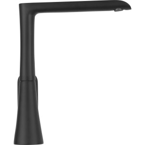 Mitigeur de cuisine baliv KI-5071 noir et chrome moderne.