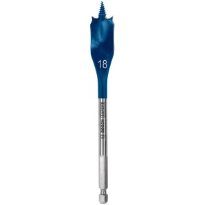 Bosch Expert Flachfräsbohrer, 18 mm Durchmesser, für schnelles Bohren in Holz.