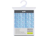 MSV Duschvorhang Concept PVC Blau 200 x 180 cm
