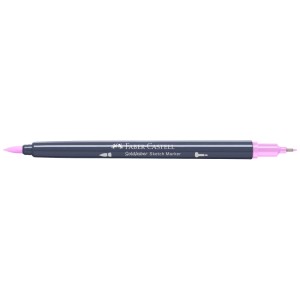 Faber-Castell Goldfaber Sketch Marker Magenta Chiaro, pennarello con punta a pennello e punta fine.