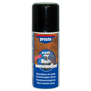 Presto Convertitore di ruggine Epoxy Spray 400ml per riparazioni di vernice e carrozzeria.