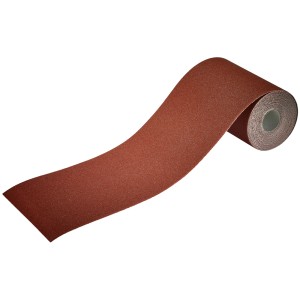 Wolfcraft Schleifpapierrolle, 93mm breit, 5m lang, Körnung 180, für Holz und Metall.