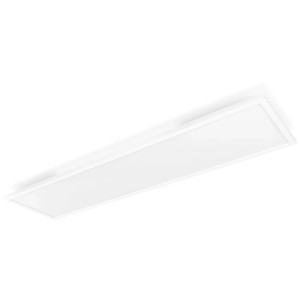 Dimmbares, weißes Philips LED-Panel Aurelle, 120x30 cm, für Deckenmontage.