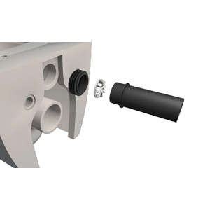Réducteur de débit universel pour WC suspendus, accessoire pour réduire le débit de chasse.