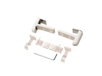 Gardinia Supports de serrage pour les barres de vitrage et de fenêtre 2 pcs