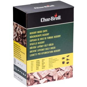 Char-Broil Trucioli di affumicatura Hickory, 900g, per un intenso sapore affumicato durante la grigliatura.