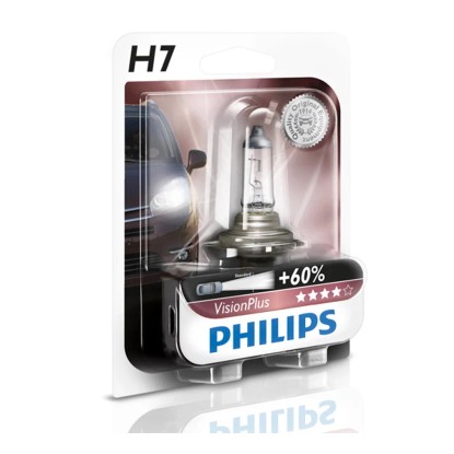 Philips VisionPlus +60 % Halogen H7 55 W