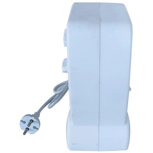 Termoventilatore bianco Superwind, 1000-1800 W, con cavo e spina.