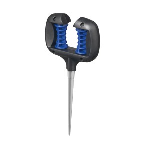 Guida per tubo LUX con picchetto per tubi da giardino e cavi, protegge dall'abrasione.