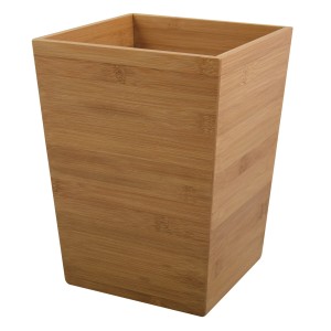 Cestino MSV in bambù marrone, capacità 3 litri.