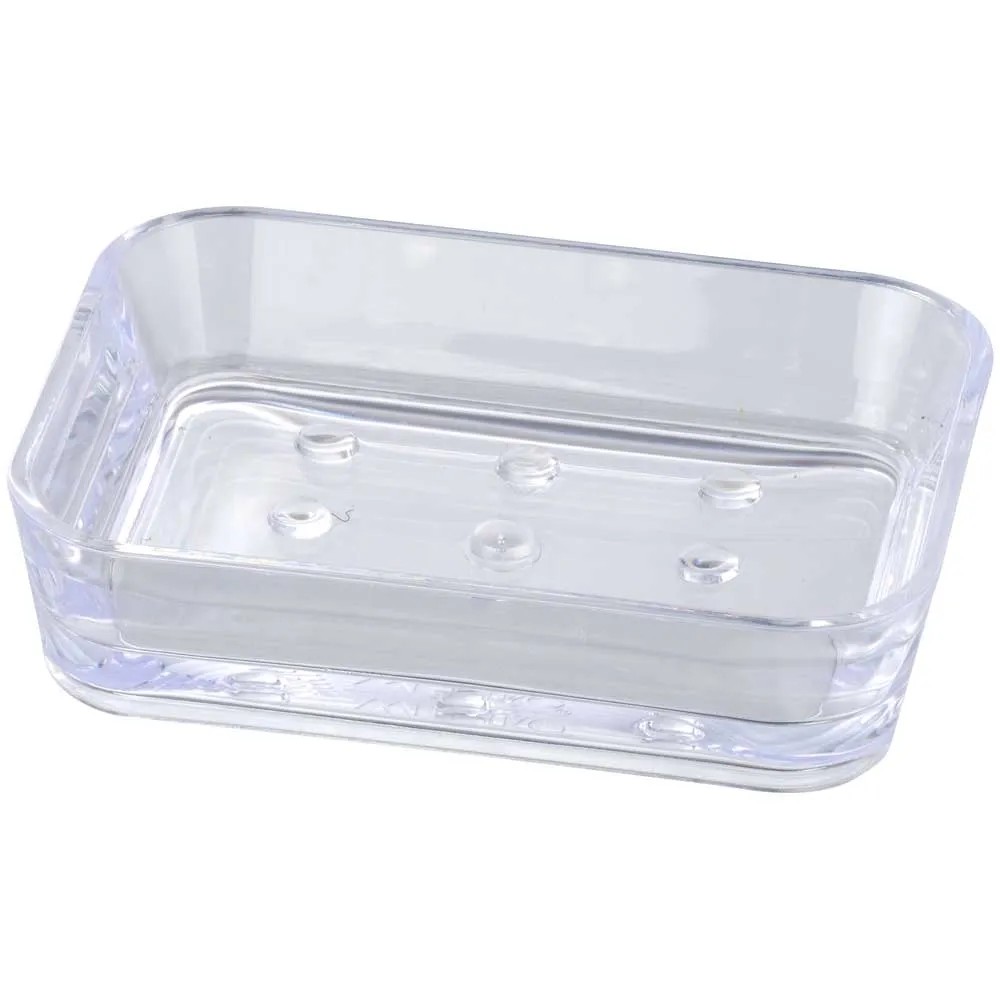 Wenko Seifenablage Candy Kunststoff Transparent (HxBxT) 3 x 12 x 9 cm