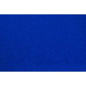 Moquette bleue Caracas Tinte au mètre, largeur 400 cm.