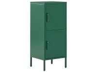 Beliani Armadio ufficio Huron metallo Verde (HxLxP) 102 x 40 x 40 cm