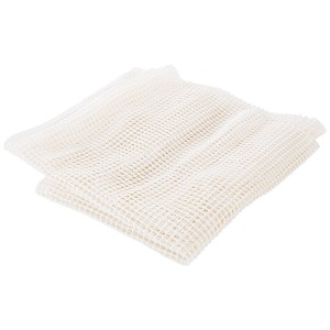 Tapis antidérapant Balad crème (70x140 cm) en PVC pour protection de tapis.