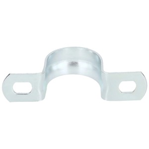 Bride métallique M25, 2 pièces, acier galvanisé, pour fixation de goulottes, 10 unités