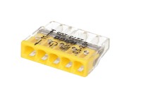 Wago Klemme 5-polig Gelb Wago Klemme 5-polig Gelb