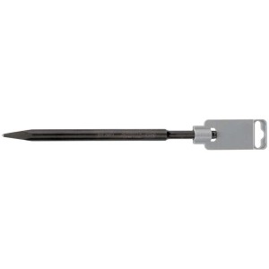 Scalpello a punta Rennsteig 250mm con attacco SDS-Plus per martello elettrico.