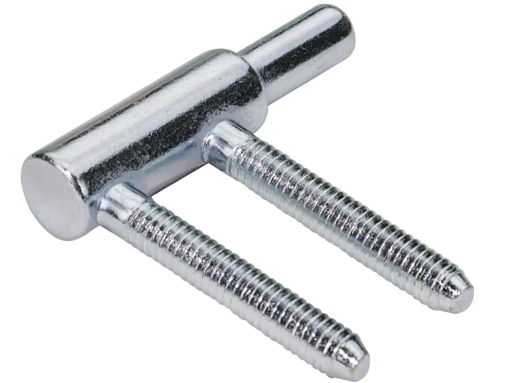 Hettich Partie Inférieure De Paumelle Pour Huisserie Bois Acier Galv 15 Mm 2x