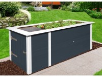 Weka Profi-Hochbeet 669 C Anthrazit (HxBxT) 81 x 205 x 79 cm