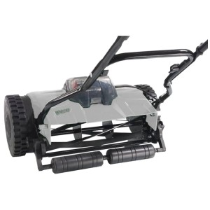 Batavia tosaerba a batteria, grigio/nero, 18 V. Taglio preciso per prati curati.