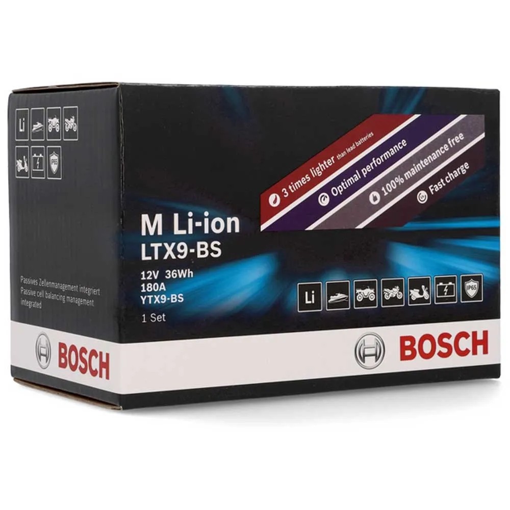 Bosch Motorradbatterie LI-ION 36 Wh / LTX9-BS