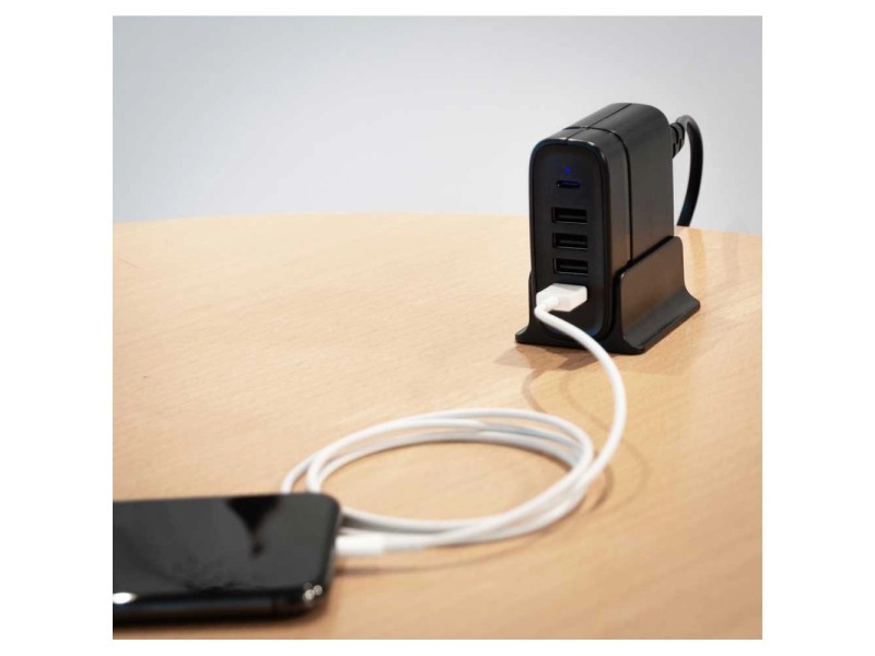 Max Hauri USB-Ladegerät Schwarz 4 x USB A / 1 x USB C kaufen bei OBI