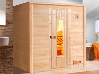 Weka Massivholzsauna 530 Gr. 1 mit Holztür