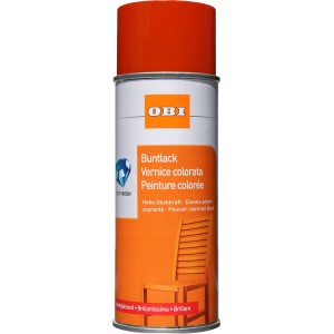 OBI Smalto spray Reinorange lucido, bomboletta da 400ml.