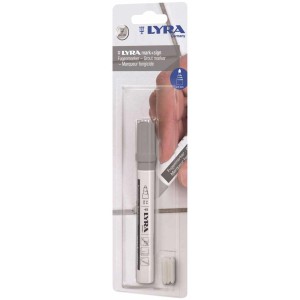 Lyra marqueur pour joints gris, emballé. Idéal pour réparer les joints de carrelage dans les salles de bains et les cuisines.